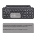 thumbnail image 2 of Wireless BT Keyboard 2.4GHz Keyboard Desktop Ultra-thin Keyboard Tablet PC Mobile Phone Slot for Tablet PC Mobile Phone Laptop Notebook, 2 of 9