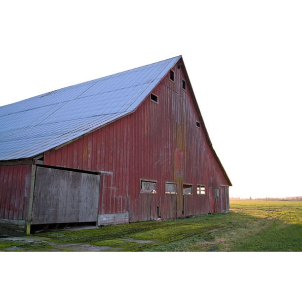Gango Home Decor Red Barn At Sunset By Dana Styber Printed On Paper One 36x24in Fine Art Paper Giclee Print Walmart Com Walmart Com