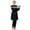 A-Blue163, variant on Puliio Women's Plus Size 3 Piece Modest Swimsuit Long Sleeve Full Coverage Colorful Print Swimwear