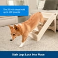thumbnail image 3 of PetSafe CozyUp Folding Dog Stairs - Dog Steps for High Beds, Sofa, Furniture - Support 150-200 lb, 3 of 4