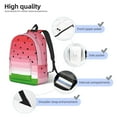 thumbnail image 3 of Fotbe Watermelon Mochila de Lona con Estampado, Mochila Duradera, Mochila Versátil de Alta Calidad, Mochila Compacta Vintage-Small, 3 of 5