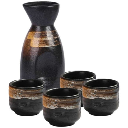 

1 Set of Japanese Sake Set Decorative Sake Jar Sake Cups Kit Household Sake Cups Sake Bottle