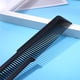 thumbnail image 2 of Peinado Peinador Peluquero Carbono Antiestático Dientes Anchos () Negros, 2 of 9
