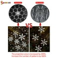 thumbnail image 6 of Spencer Christmas Lights Snowflakes Projector Led Snowfall Show Outdoor Rotating Landscape Lamp Waterproof Lighting for Xmas Holiday Party Wedding Garden Patio Decoration, 6 of 8