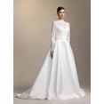 thumbnail image 4 of Vestido de novia Rora Lace Fishbone Maxi sin tirantes, 4 of 6