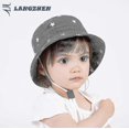 thumbnail image 2 of Beach Sun Protection Hat For Baby Girls Adjustable Toddler Kids Hat Wide Brim Summer Play Hat With Chin Strap, 2 of 4