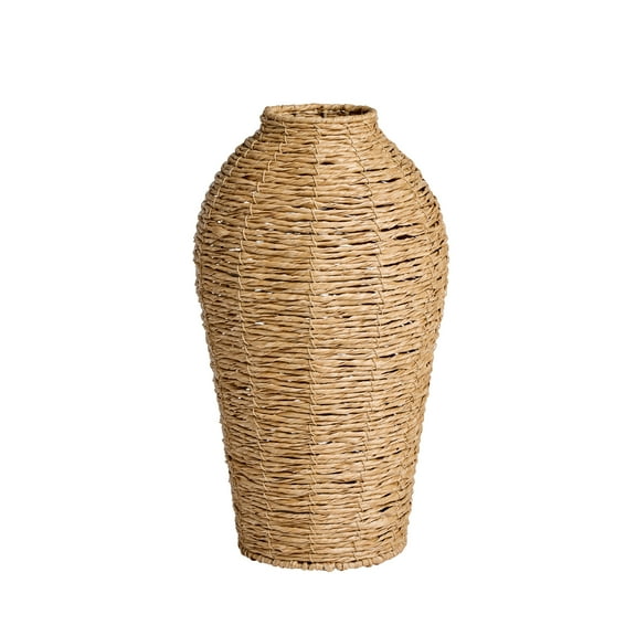 Better Homes & Gardens 15" Woven Faux Seagrass Floor Vase