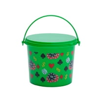 Fun Express Casino Pails with Lids - 12 Pieces