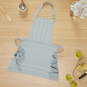 My Texas House Polyester/Cotton 30" x 34" Embroidered Loop Apron, Gray