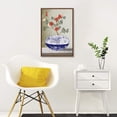 thumbnail image 3 of IDEA4WALL Framed Canvas Wall Art for Living Room, Bedroom Blue and White Porcelain Canvas Prints for Modern Home Decoration Ready to Hang, 3 of 4