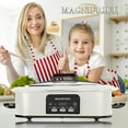 thumbnail image 2 of Magnifique 4 Quart Casserole Digital Slow Cooker, Premium Ceramic Bakeware for Oven,White, 2 of 5