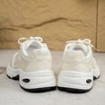 thumbnail image 6 of Womens Walking Shoes Breathable Mesh Tennis Shoes Lightweight Non Slip Lace up Mesh Sneakers for Casual Walking White Size 8, 6 of 6
