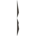 thumbnail image 3 of Ekena Millwork 19 5/8"W x 19 5/8"H Ellis EnduraWall Decorative 3D Wall Panel, Universal Aged Metallic Weathered Steel (Covers 2.67 Sq. Ft.), 3 of 6