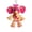 Autumn [matte+multi-color] female, variant on 1PC 9CM 3D Printing Cute Elephant Keychain Animal Ornament Bag Pendant Simulation Joint Hanging Gift