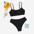 thumbnail image 6 of ASFGIMUJ Kids Swimsuits Girls 2 Piece Sport High Waist Bikini Set Suits Thin Straps Baby Bathing Suit Girl, 6 of 9