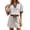 Coffee, variant on Swanpen Striped Short Sleeve Polo Skort 2 Piece Sets for Women 2026 Summer Casual Sets Sweatsuit Workout Matching Outfits