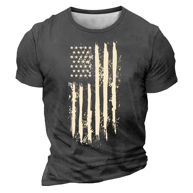 Camisetas de Manga Larga para Hombres Imprimir Casual Cuello Redondo Camiseta de Manga Corta, Camisetas de Manga Larga para Hombres Algodón