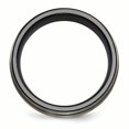 thumbnail image 2 of Edward Mirell Black Ti Grooves and Textured Lines 7mm Band Size 13, 2 of 4