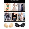 thumbnail image 6 of Adhesive Bra Breathable Invisible Sticky Bra for Women Silicone Seamless Push Up Bra, 6 of 7
