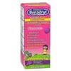 Benadryl Children's Allergy plus Congestion Liquid Grape Flavored - 4 oz, Pack of 6