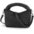 thumbnail image 1 of LHSHID Women Woven Tote Small Crossbody Bag, Weave Quilted Purse Square Shoulder Bag Woven Handbag with Detachable Strap, 1 of 7