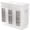 Clear White-1.3 QT(30 Pack), variant on 1.3 Qt 6 Pack Small StorBPlastic Container Stackable Box With Lids For Organizing r White