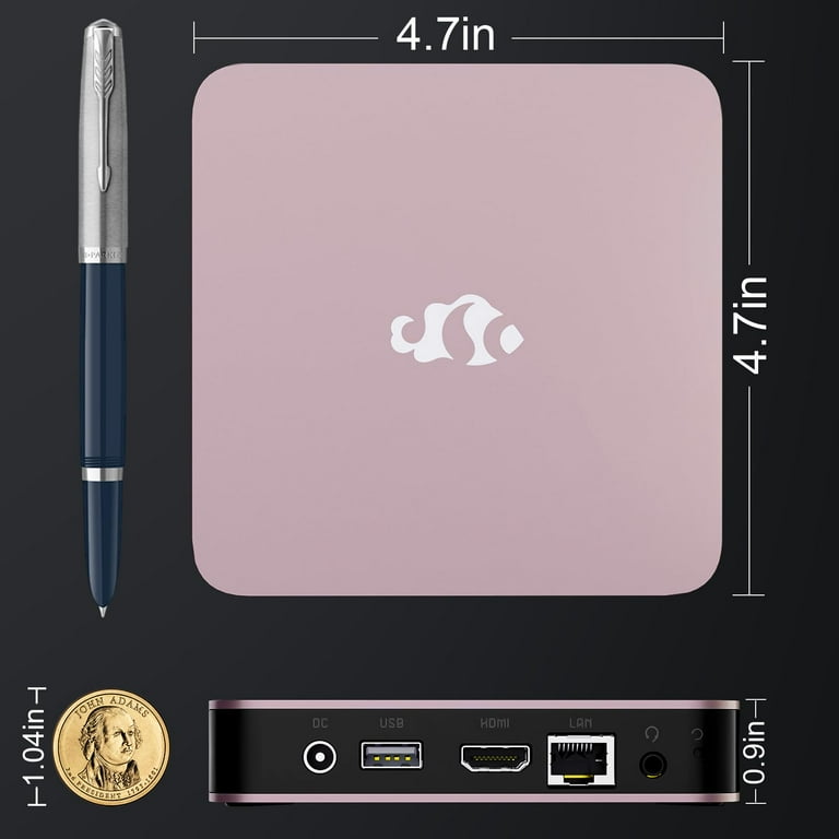 Mini-PC, 16GB RAM 512GB M.2 SSD Intel 12th Gen N100(Beat i3-1115G4