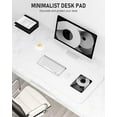 thumbnail image 2 of Kiibsot Desk Pad, 23.6" x 13.8" PU Leather Non-Slip Desk Mat Large Mouse Pad for Desktop, Waterproof Laptop Computer Writing Mat for Office, Home, Work, Gaming, 2 of 6