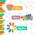 thumbnail image 3 of Tablero multijuego 6 en 1 para clasificación, pesca magnética y tarjetones intercambiables Yuff! Montessori, 3 of 6