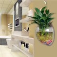 thumbnail image 6 of Wall-Hanging Fish Bowl Acrylic Hanging Aquarium Wall Mounted Bubble Betta Fish Tank Bowl Decor Plant (5.9in), 6 of 8