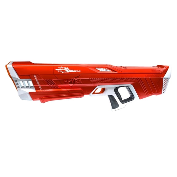 SPYRA Electric Water Blaster, Outdoor Squirt Gun for Pool Games, SpyraThreeâ„¢, Red