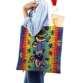 thumbnail image 4 of Dancing Bears Bolso de tela con estampado de lienzo para mujer, bolsa de compras reutilizable y estética, con cremallera interior, regalo para mujer,40*45cm., 4 of 6
