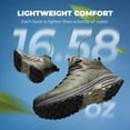 thumbnail image 4 of NORTIV 8 Men's Waterproof PRO Hiking Boots Lightweight Outdoor Trekking Camping Climbing Shoes for All Day Comfort Armadillo FieldLite, 4 of 8