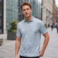 thumbnail image 2 of JAJAHO Mens Casual Polo Shirts Summer Breathable Mesh Short Sleeve Golf Shirts Moisture Wicking Workout Versatile Tops, 2 of 4
