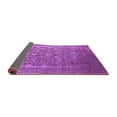 thumbnail image 2 of Ahgly Company Indoor Square Oriental Purple Industrial Area Rugs, 7' Square, 2 of 4
