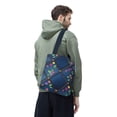 thumbnail image 6 of Denim Print Canvas Bag  100% Poly SpunESTER 3 Sizes Bag-124, 6 of 22