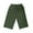 Army Green, variant on Taqqpue Bermuda Shorts for Women Knee Length Elastic Waist Drawstring Linen Capri Lightweight Summer Long Shorts with Pockets