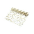 thumbnail image 6 of Fancyes Christmas Table Runner Kitchen Dining Table Decoration Rectangle Table Centerpiece Tablecloth for Indoor Outdoor Party Favors Gold 28cmx3Y, 6 of 8