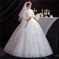 thumbnail image 4 of Robe de Mariée Faite à la Main Col en V, 4 of 6