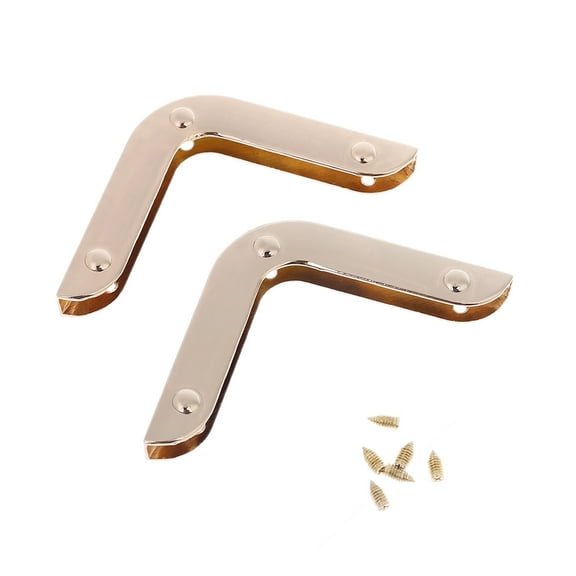 URTERYSER 2Pieces Metal Handbag Corner Protector Guard for Purse Bag Making Acces