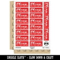 thumbnail image 2 of Please Do Not Bend Artwork Photographs Sticker Set - Red - Matte Finish - 2.00" Large, 2 of 7