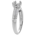 thumbnail image 3 of 14K White Gold Natural Diamond Engagement Ring Round 1 cttw, size 9, 3 of 3