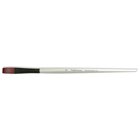 UPC: 0038372013991 | Robert Simmons Simply Simmons Extra-Firm Synthetic Long Handle Brush Flat 8