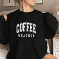 thumbnail image 2 of Women Sweatshirt Long Sleeve Sweatshirt for Womens Pullovers Black Crewneck Sweatshirt Women Clothes Fall Sweatshirts for Women Trendy, 2 of 3