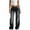 Grey, variant on Kaemgyyd Women's Jeans Fashion High Waisted Button Stretchy Denim Pants 2025 Trendy Loose Wide Leg with Pockets