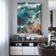 thumbnail image 4 of Gaeub Blue Ocean Waves Print Canvas Wall Art for Bathrooms Bedroom,Wall Decor,Framed Artwork for Wall,Modern Wall Decorations Prints Picture,Home Decor Wall Pictures 30" x 40", 4 of 8