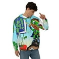 thumbnail image 4 of Super Why Men's Hoodie With Color Drawstrings Sweatshirt Hooded Pullover Print Winter Coat Jacket Large, 4 of 9