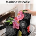 thumbnail image 5 of Pioneer Flower Floral Print Pattern Bathroom Rugs Mat, Non Slip Microfiber Bathroom Rug with Rubber Backing, Soft Mats for Bathroom Floor Tub Shower, 17"x27", 5 of 5