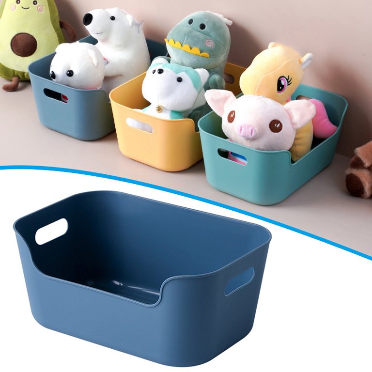 Plastic Storage Tray with Handle Portable Sundry Compartment