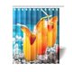 thumbnail image 1 of Cortina de Ducha ABPHQTO Impermeable de Tela con Bebidas de Frutas Y Bayas 150x180 cm, 1 of 2